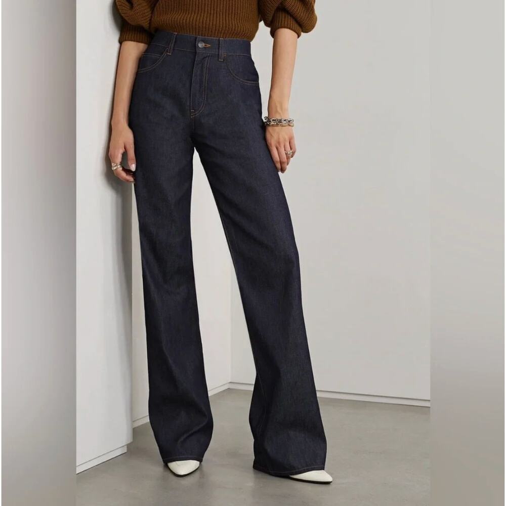 The Row Montes High-Rise Straight-Leg Jeans US 8